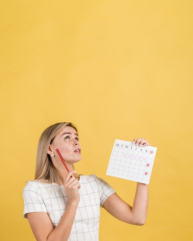 Planning a personal development calendar